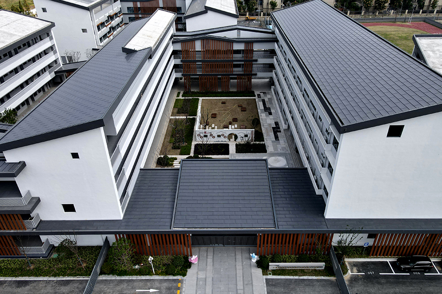 Proyecto de techado de la escuela internacional Baoshan