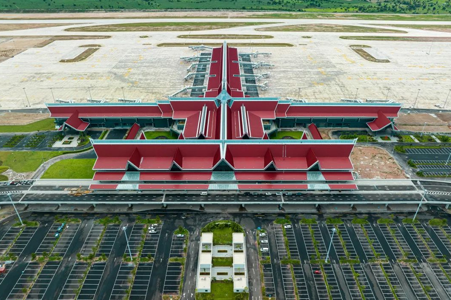 Proyecto de techado del aeropuerto internacional de Angkor en Siem Reap